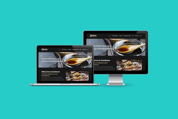 Carobana Confectionery Wordpress CMS Website