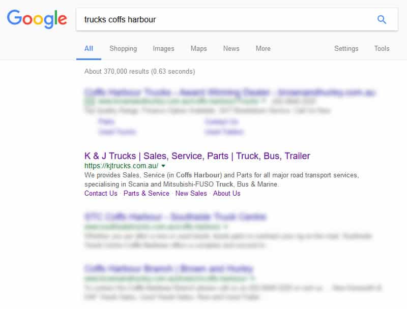 Top Google Ranking Coffs Harbour Business