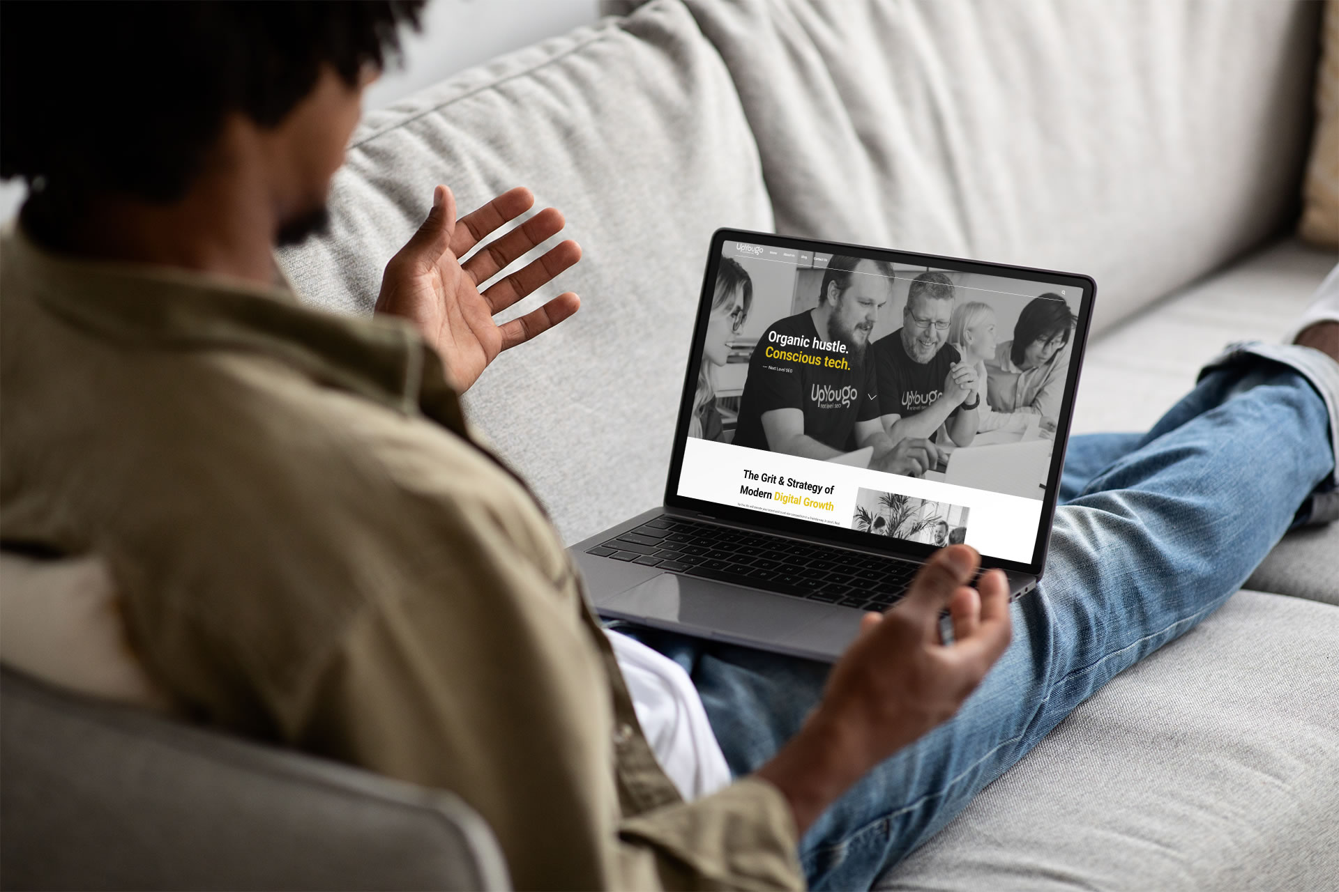 Up You Go Website Mock-Up